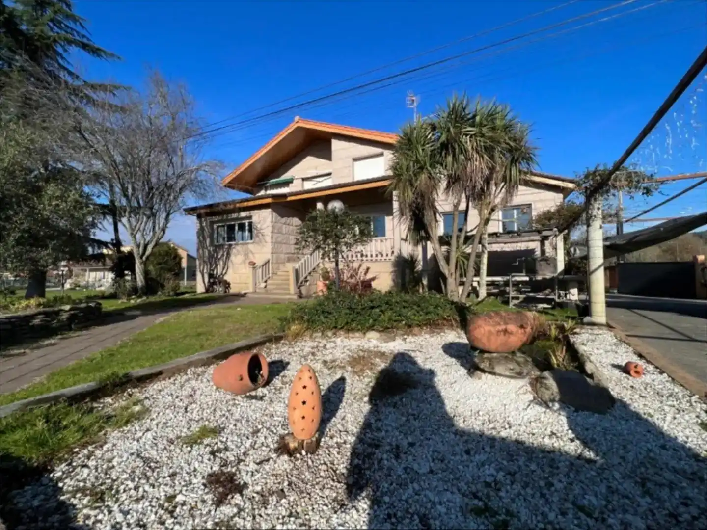Vista exterior de Pis en venda en O Pereiro de Aguiar  amb Jardí privat, Parquet i Piscina