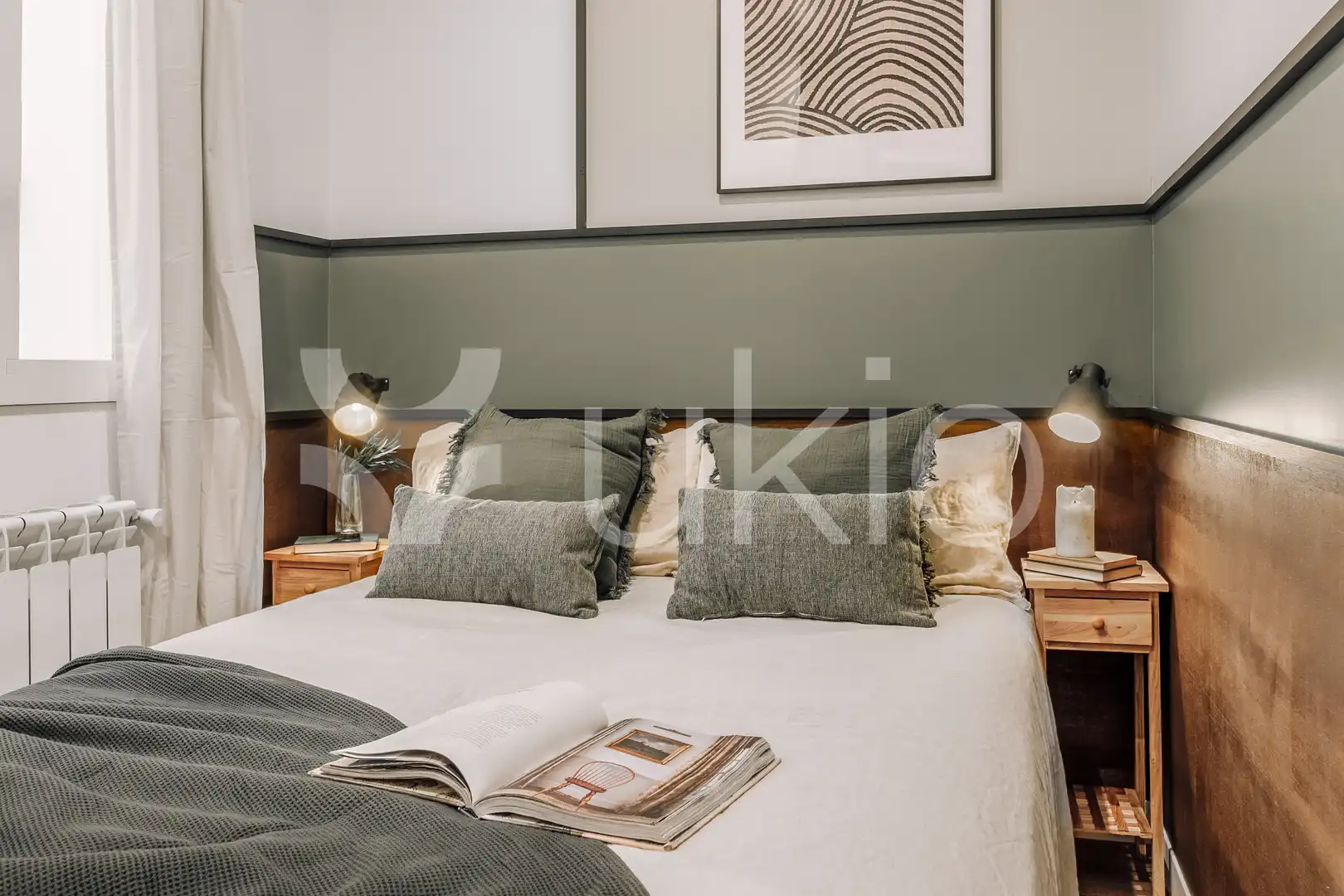 Bedroom of Apartments for rent in Madrid  with Air Conditioner, Heating and Furnished