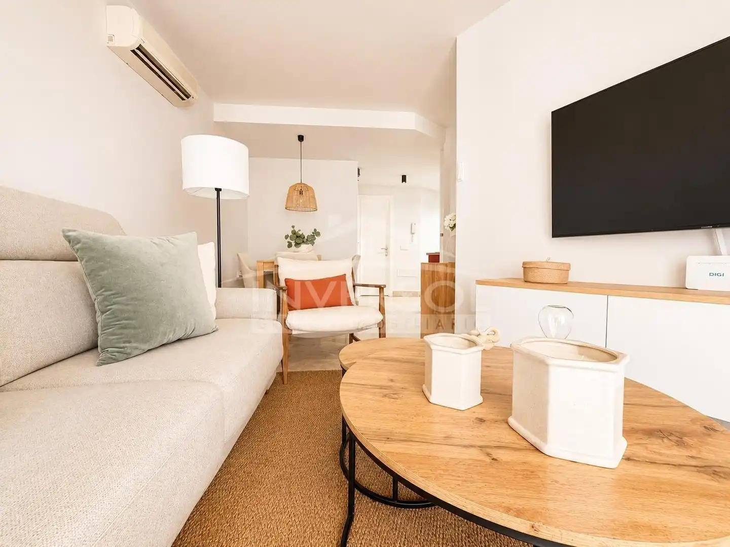 Wohnzimmer von Wohnung zum Verkauf in El Ejido mit Klimaanlage, Heizung und Terrasse