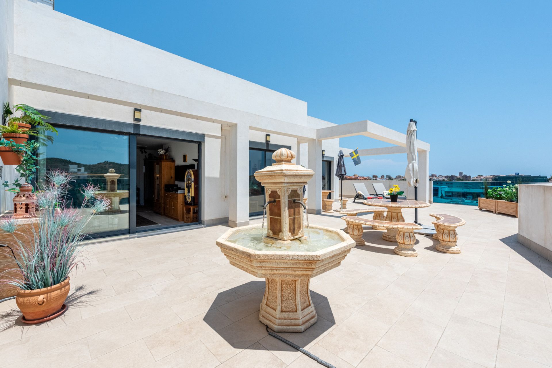 Terrace of Attic for sale in Mijas  with Air Conditioner, Terrace and Swimming Pool