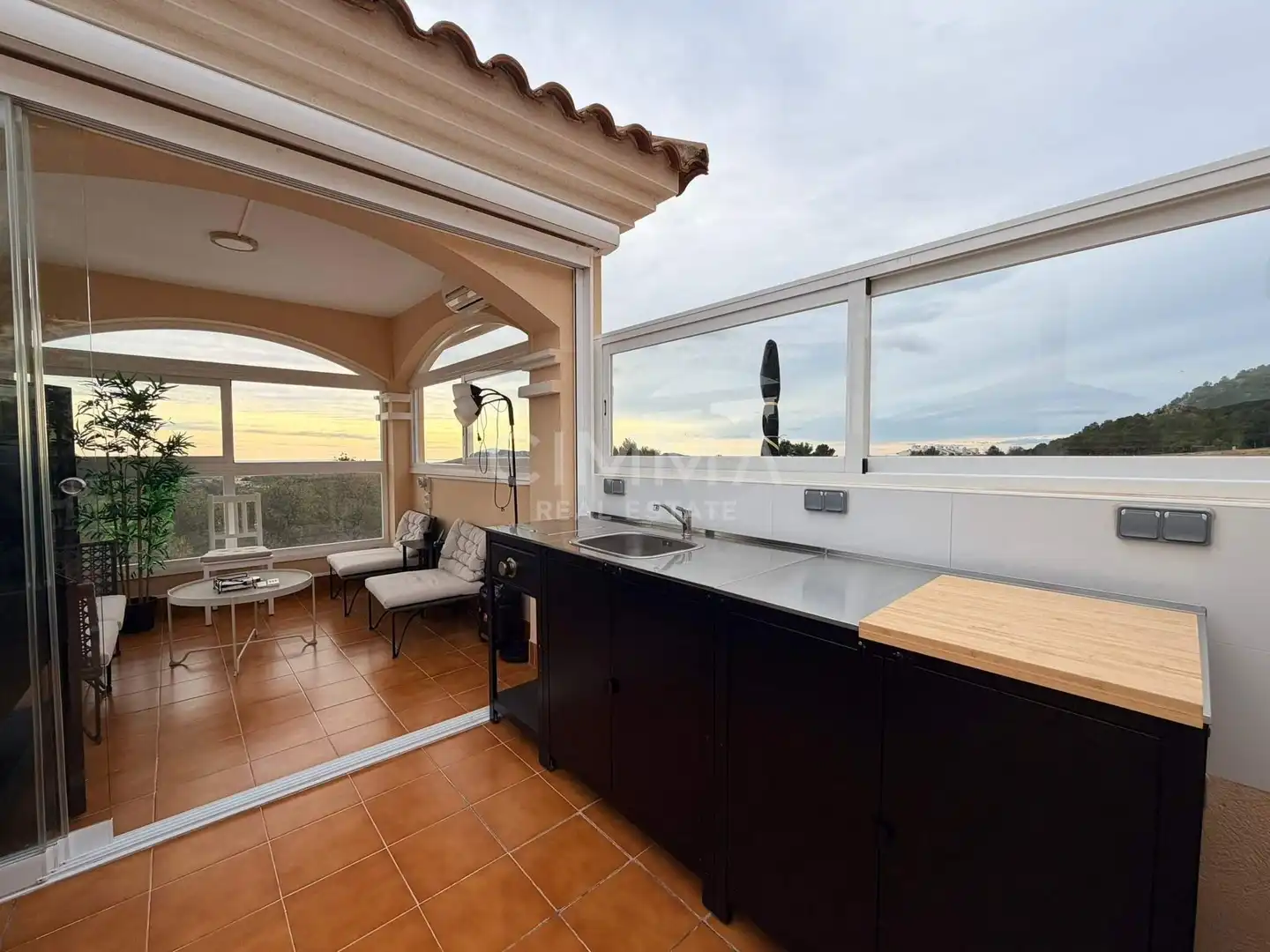 Terrace of Houses for sale in Polop  with Air Conditioner, Heating and Private garden