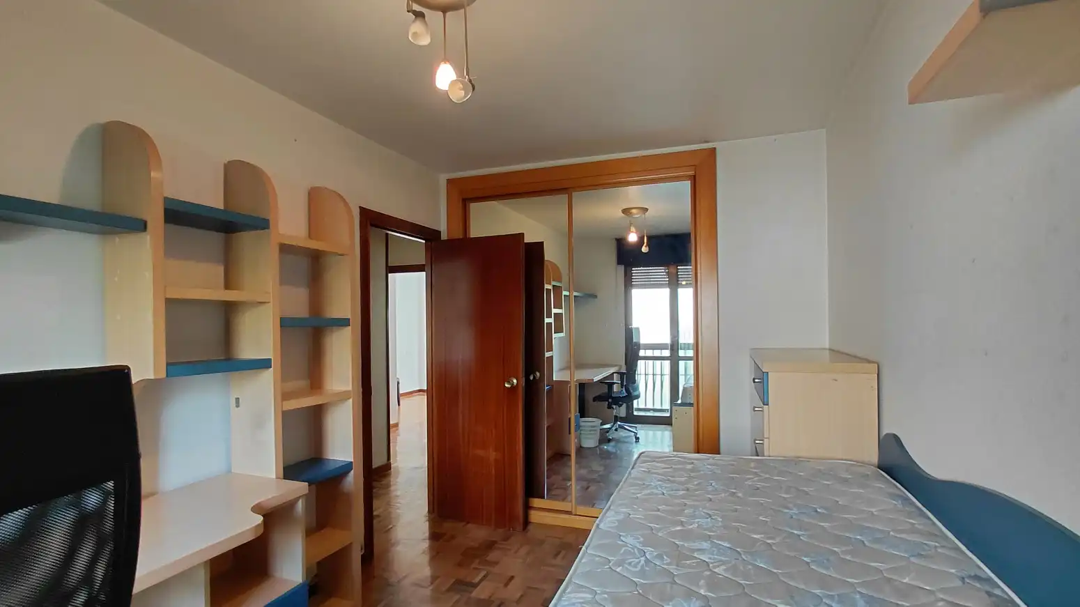 Bedroom of Flat for rent in Burlada / Burlata  with Heating