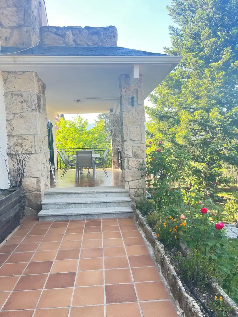 Terraza de Casa o chalet de alquiler en Becerril de la Sierra con Aire acondicionado, Calefacción y Jardín privado