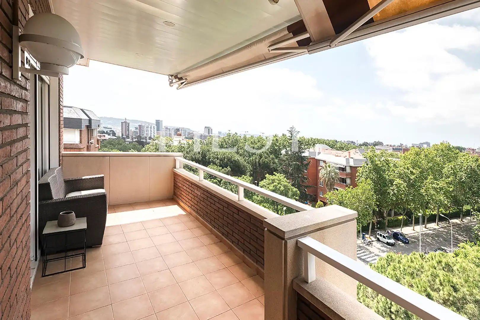 Terraza de Piso de alquiler en Barcelona con Calefacción, Jardín privado y Parquet