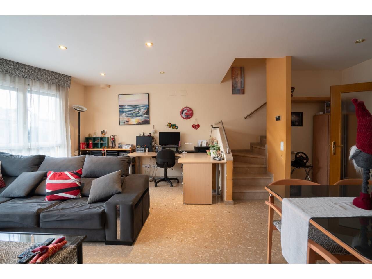 Sala d'estar de Casa o xalet en venda en Calldetenes amb Aire condicionat, Calefacció i Jardí privat