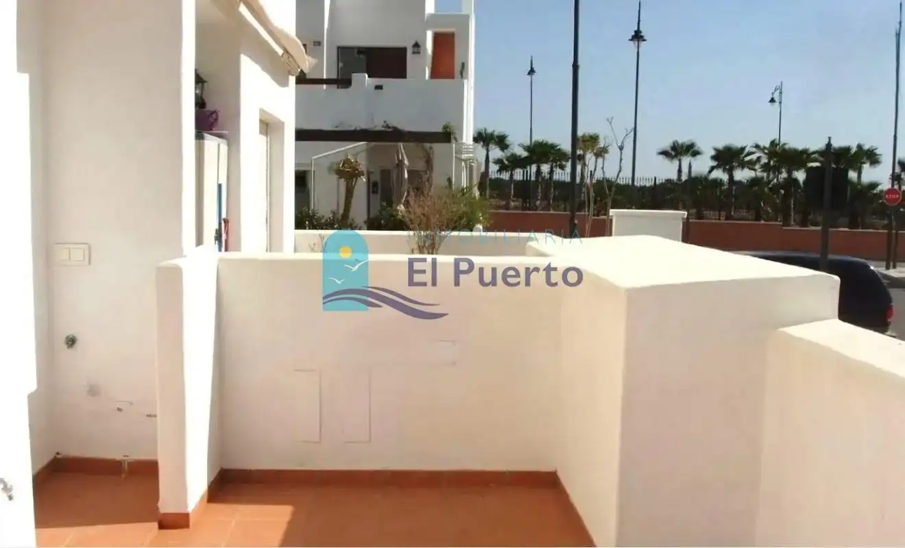 Terraza de Piso en venta en Alhama de Murcia con Jardín privado, Terraza y Amueblado