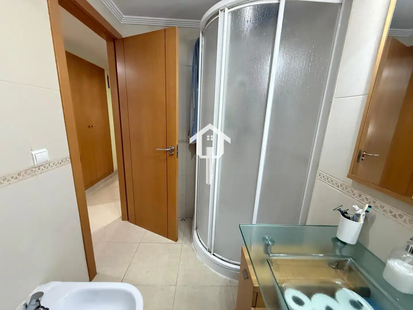 Bathroom of Flat for sale in San Vicente del Raspeig / Sant Vicent del Raspeig  with Air Conditioner, Private garden and Furnished