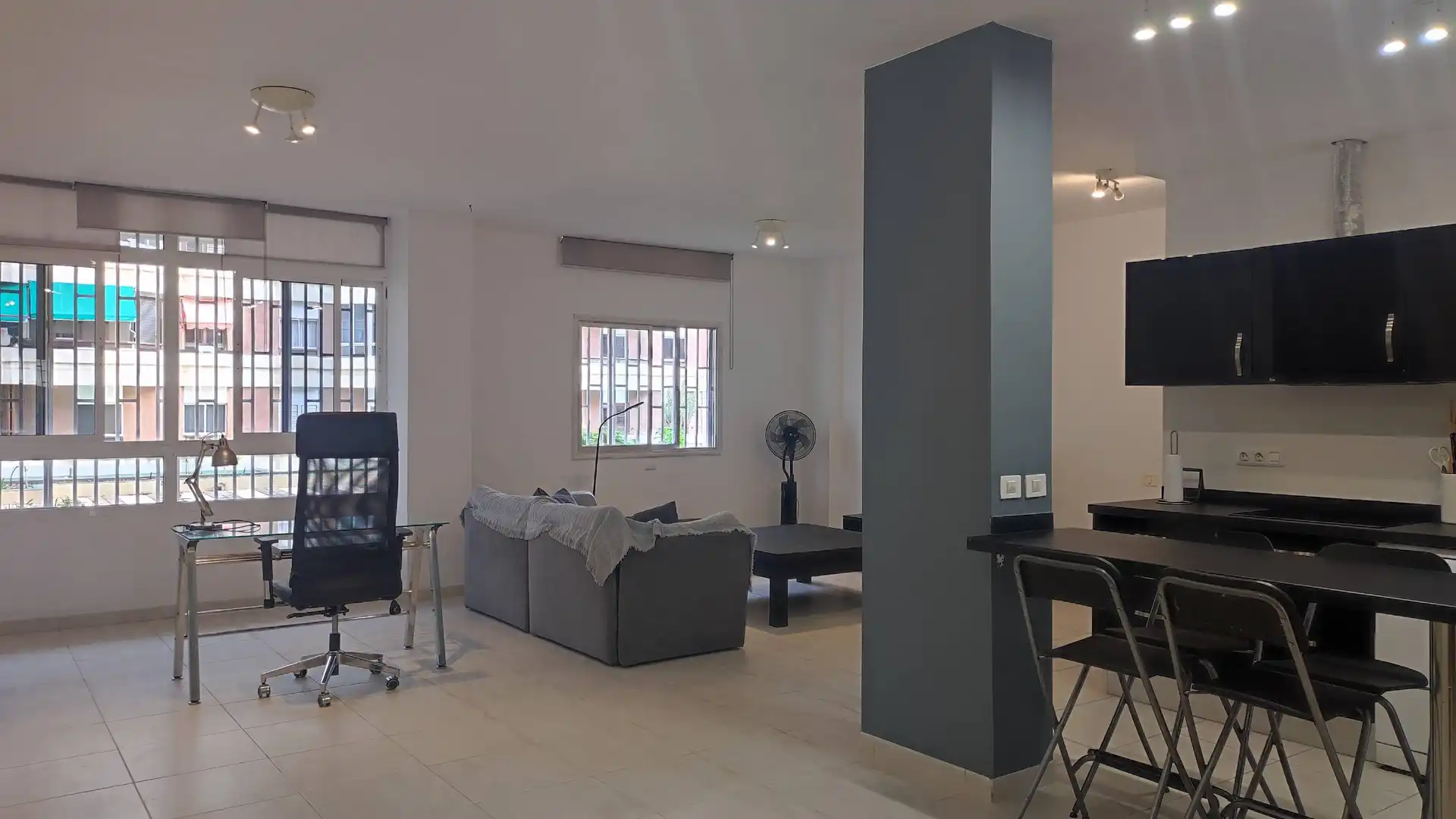 Sala de estar de Piso de alquiler en Las Palmas de Gran Canaria