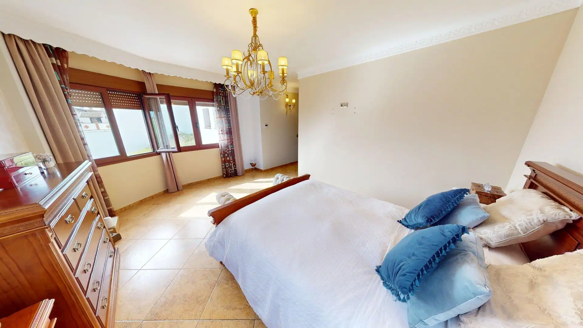 Bedroom of Houses for sale in Colmenar  with Air Conditioner, Heating and Private garden