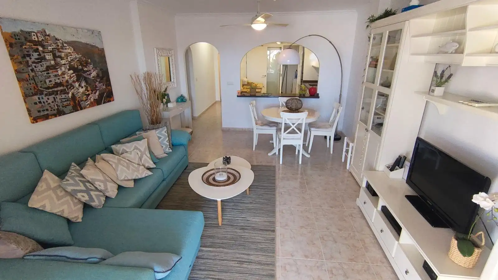 Sala de estar de Planta baja en venta en Pulpí con Aire acondicionado, Jardín privado y Terraza