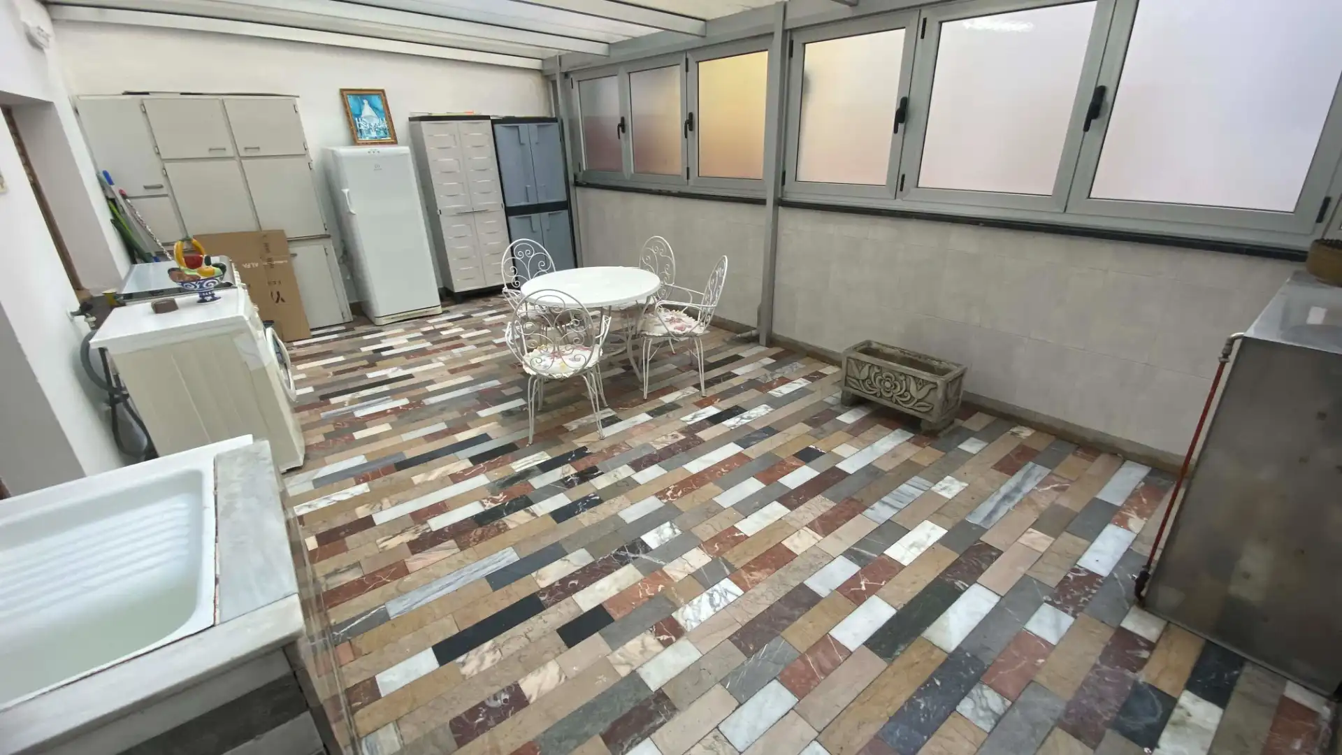 Terrace of Flat for sale in San Martín del Rey Aurelio  with Heating, Parquet flooring and Terrace