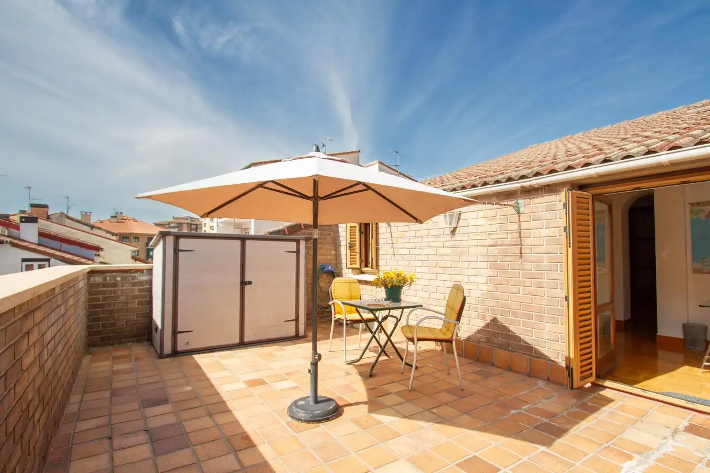 Terrasse von Maisonette zum Verkauf in Villava / Atarrabia mit Klimaanlage, Heizung und Terrasse