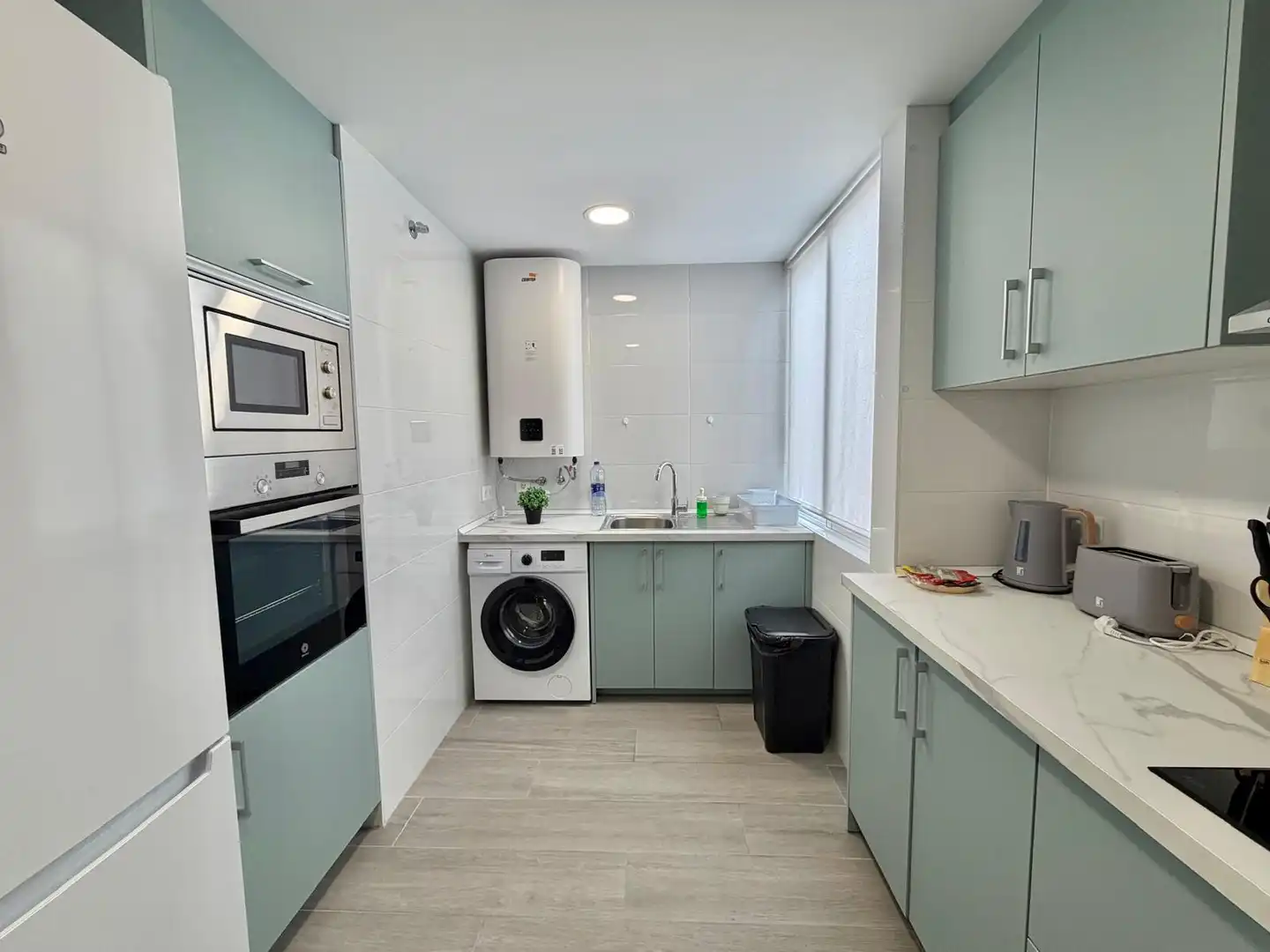 Cocina de Apartamento de alquiler en Jávea / Xàbia con Terraza, Amueblado y Internet
