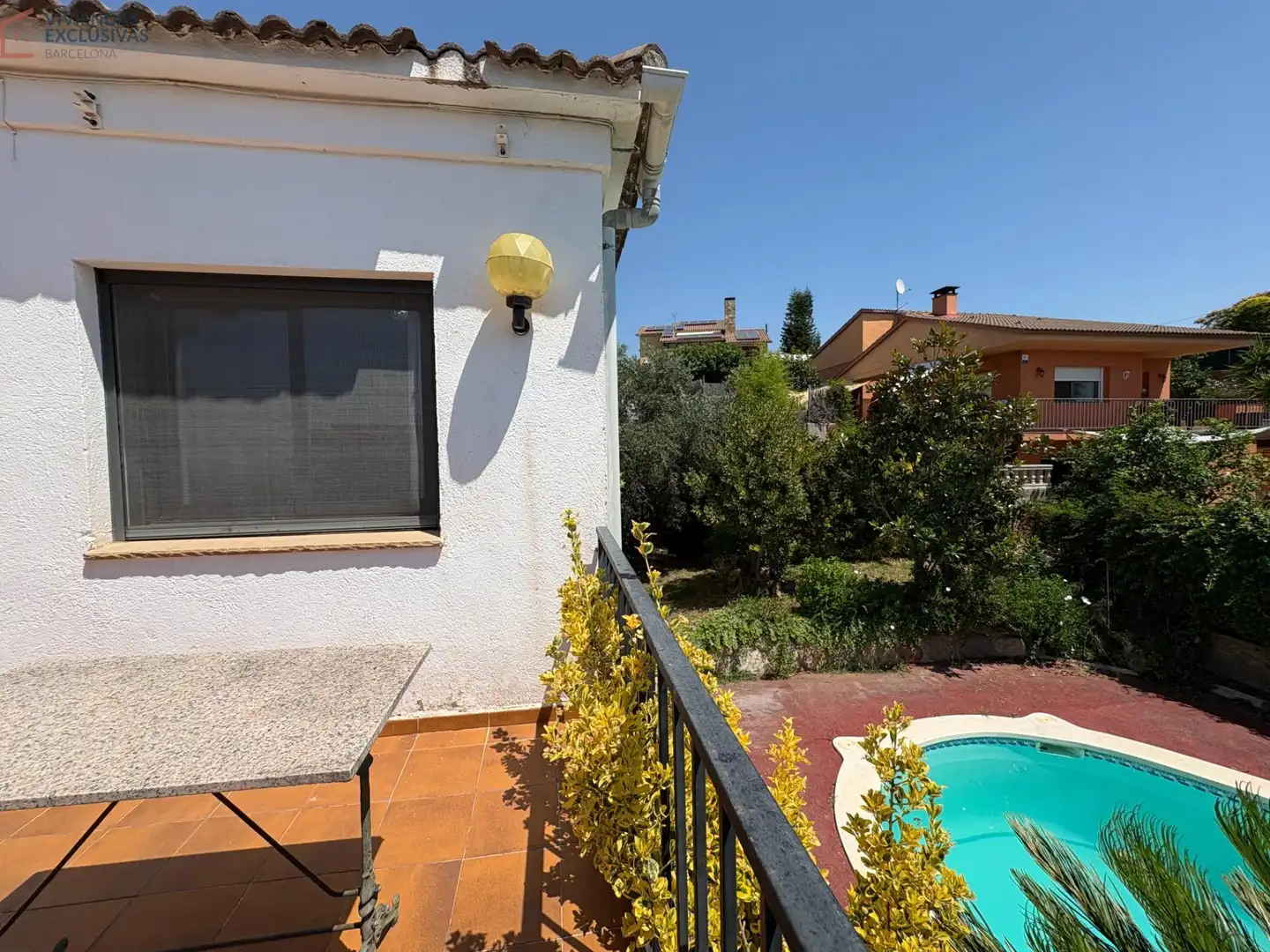 Piscina de Casa o xalet en venda en Caldes de Montbui amb Calefacció, Jardí privat i Terrassa