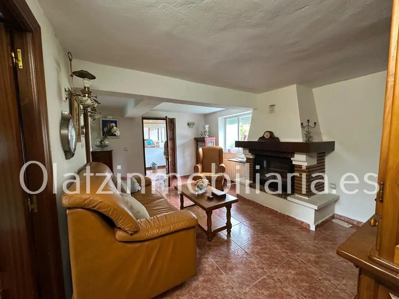 Sala de estar de Casa o chalet en venta en Valle de Villaverde con Calefacción y Terraza