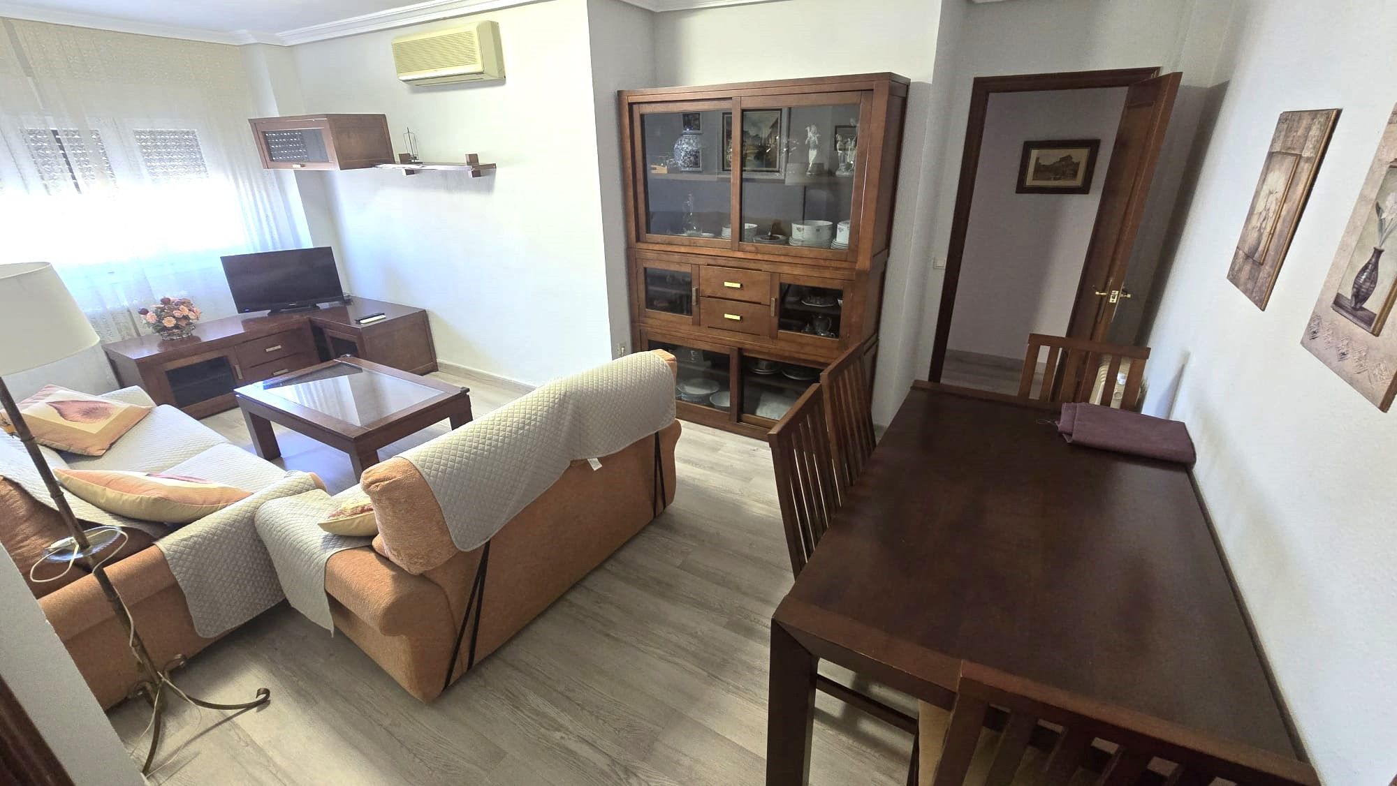 Living room of Flat to rent in Cáceres Capital  with Air Conditioner, Heating and Terrace