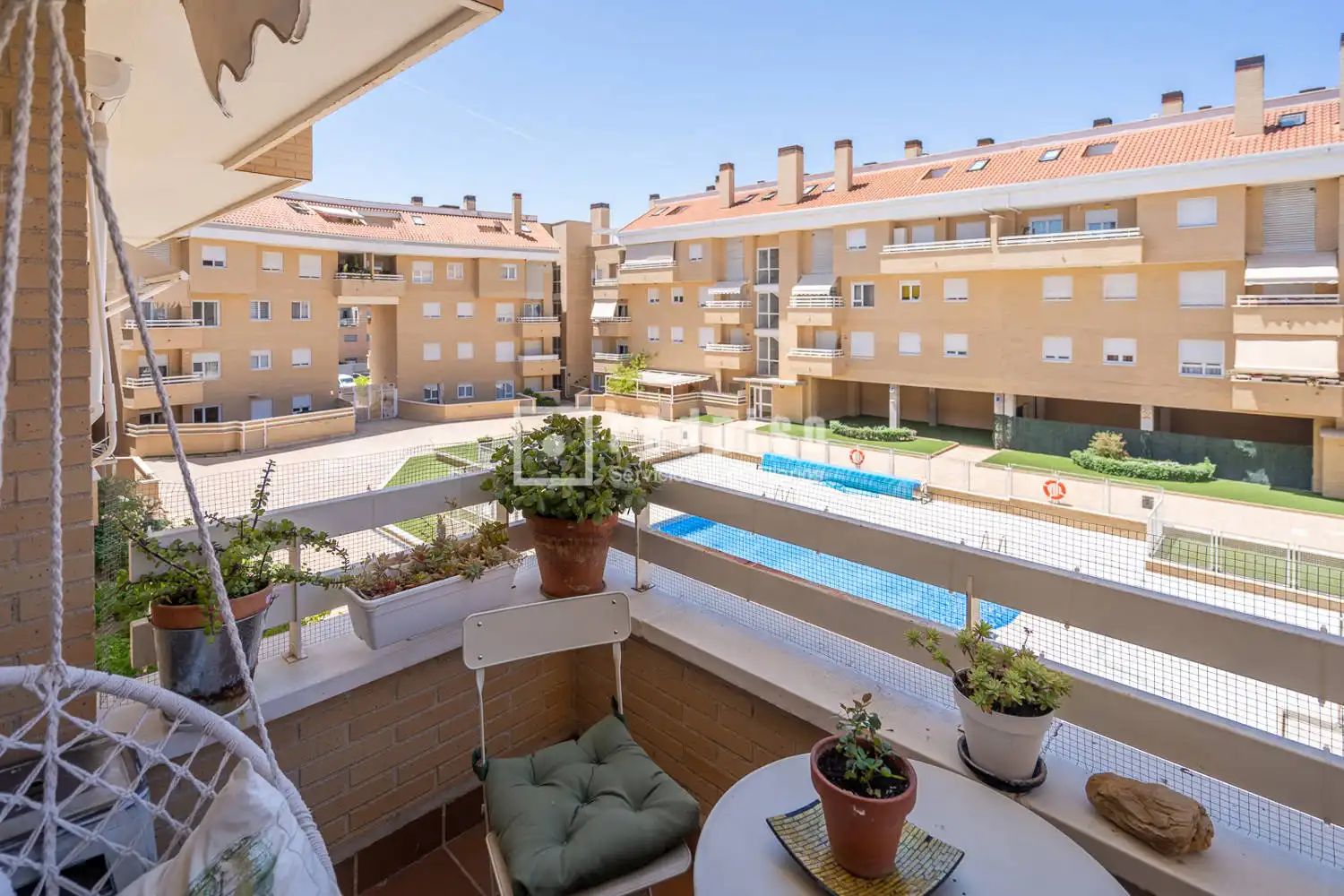 Terrasse von Wohnung zum Verkauf in Arroyomolinos (Madrid) mit Klimaanlage, Heizung und Privatgarten