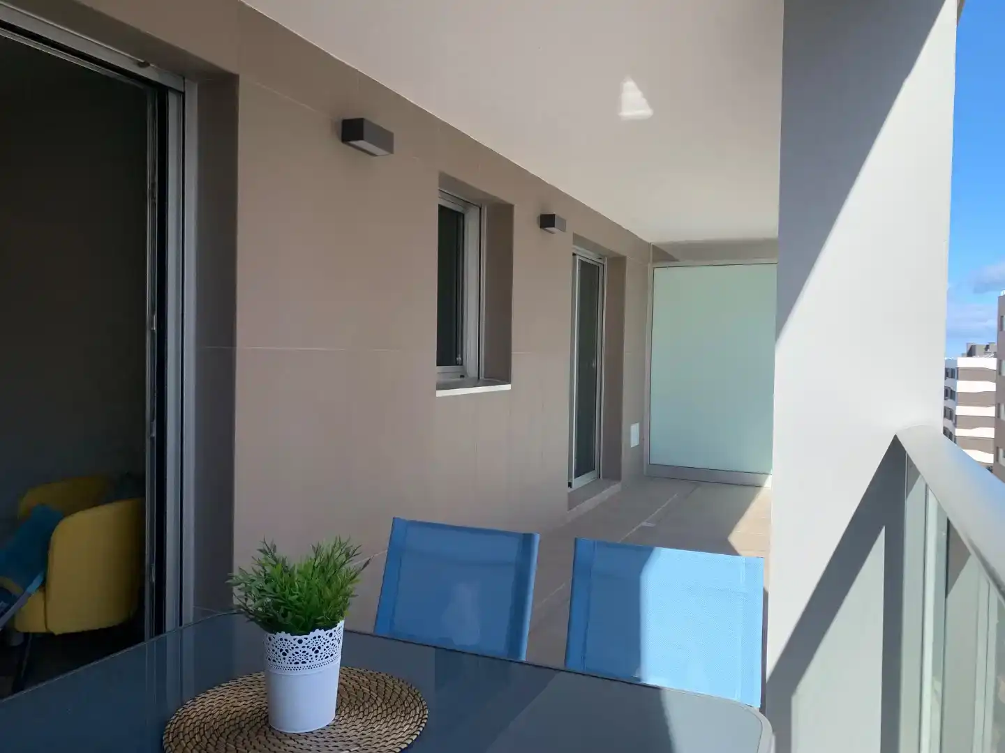 Terrace of Flat for rent in Las Palmas de Gran Canaria  with Parquet flooring, Swimming Pool and Furnished