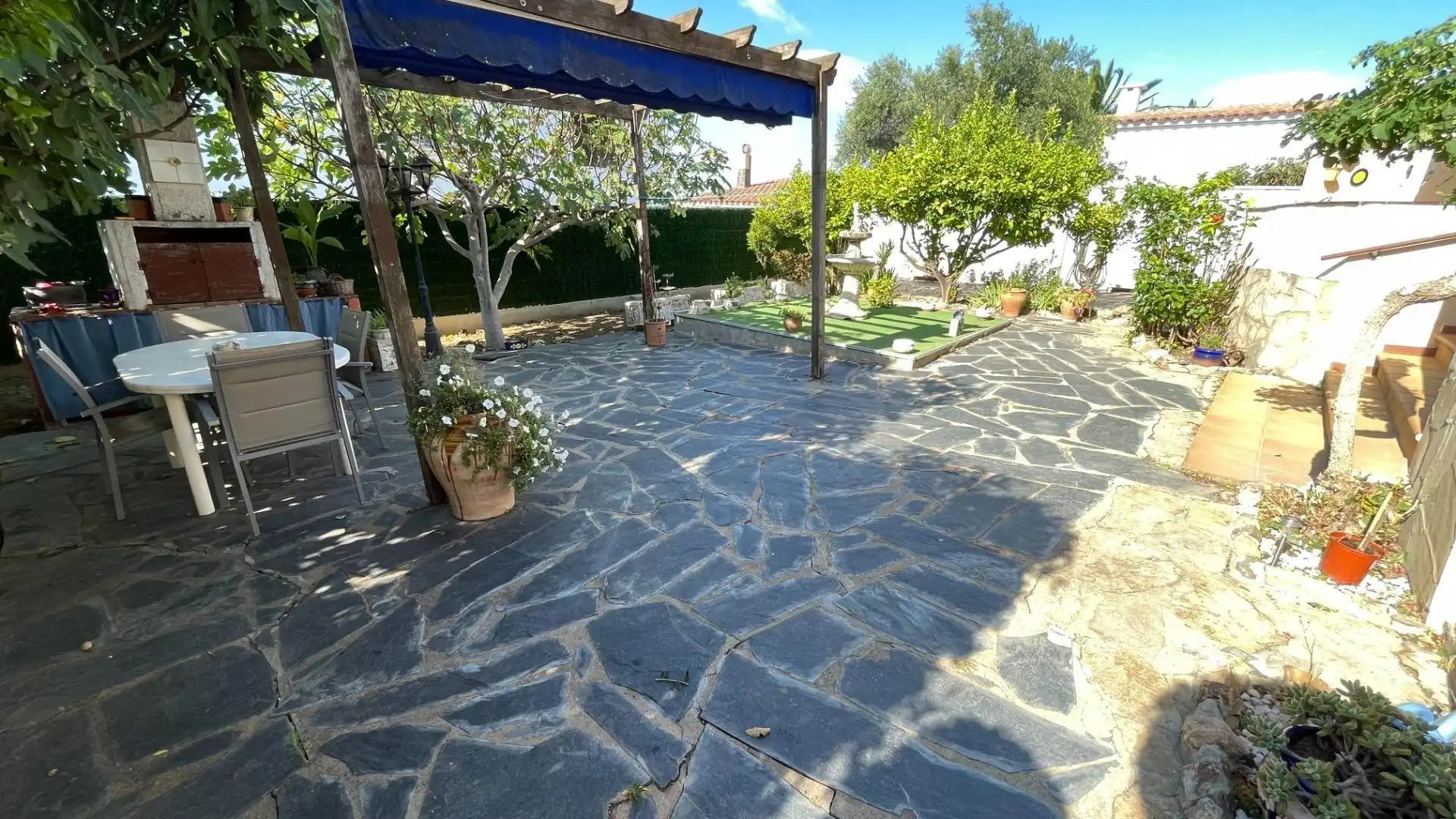Terrassa de Casa o xalet en venda en Roses amb Jardí privat, Terrassa i Moblat