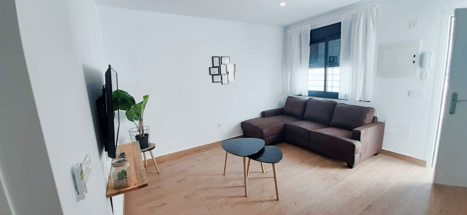 Sala de estar de Piso de alquiler en Málaga Capital con Aire acondicionado, Amueblado y Lavadora