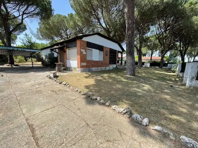 Vista exterior de Casa o xalet en venda en Laguna de Duero amb Aire condicionat, Moblat i Forn