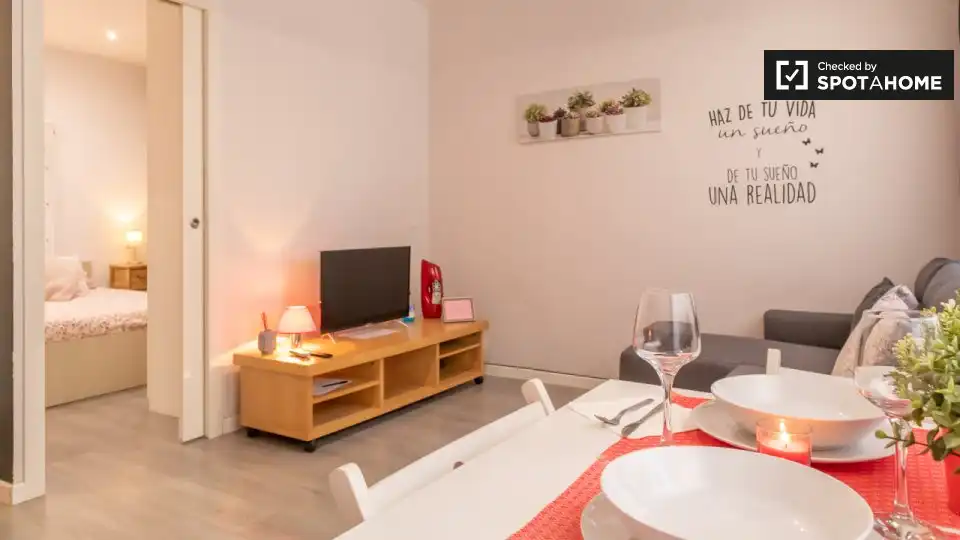 Habitación de Piso de alquiler en Madrid con Aire acondicionado, Calefacción y Amueblado