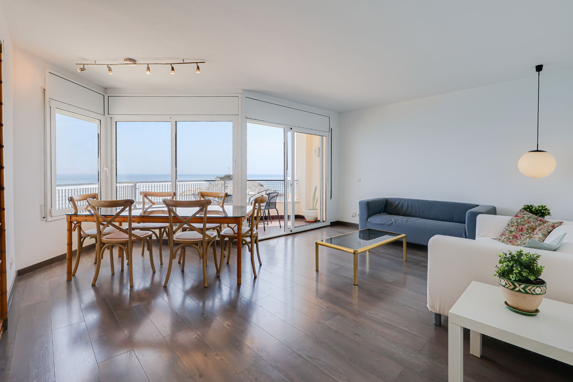 Living room of Flat to rent in Blanes  with Heating, Furnished and Oven