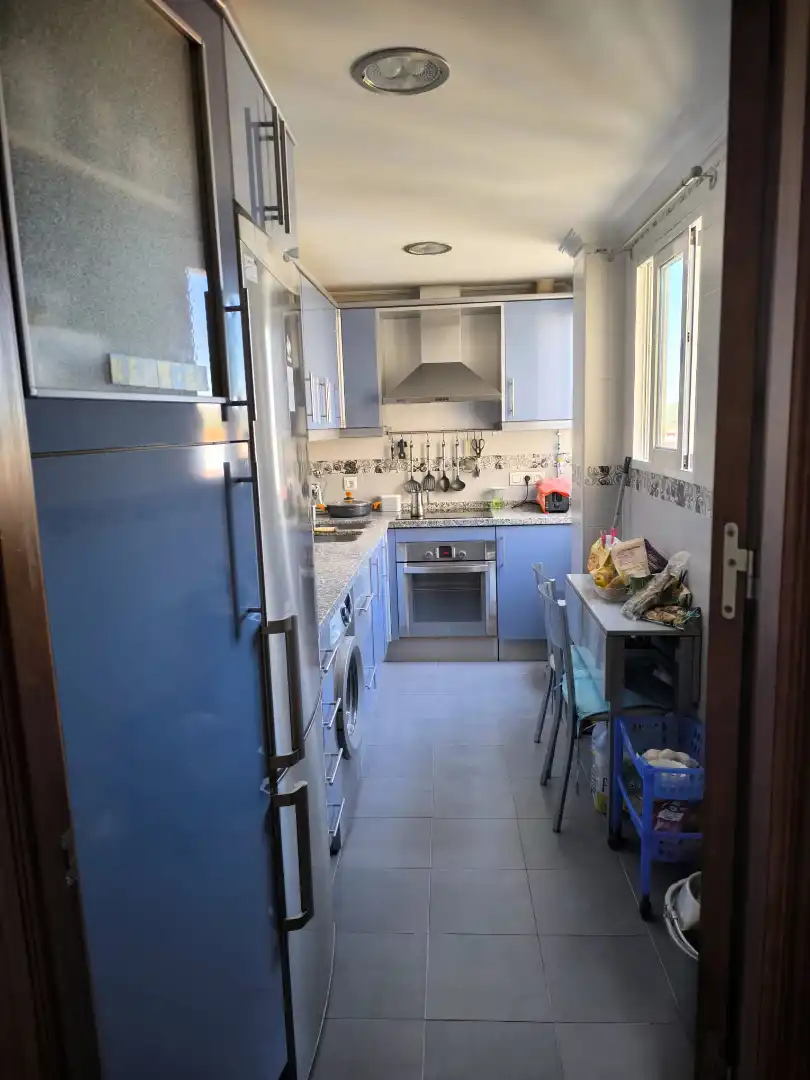Küche von Wohnung zur Miete in La Línea de la Concepción mit Terrasse, Möbliert und Ofen