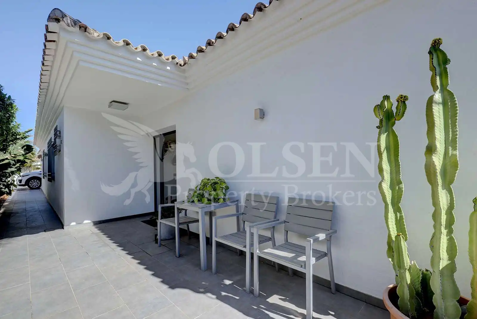Terraza de Casa o chalet en venta en Estepona con Aire acondicionado, Calefacción y Jardín privado