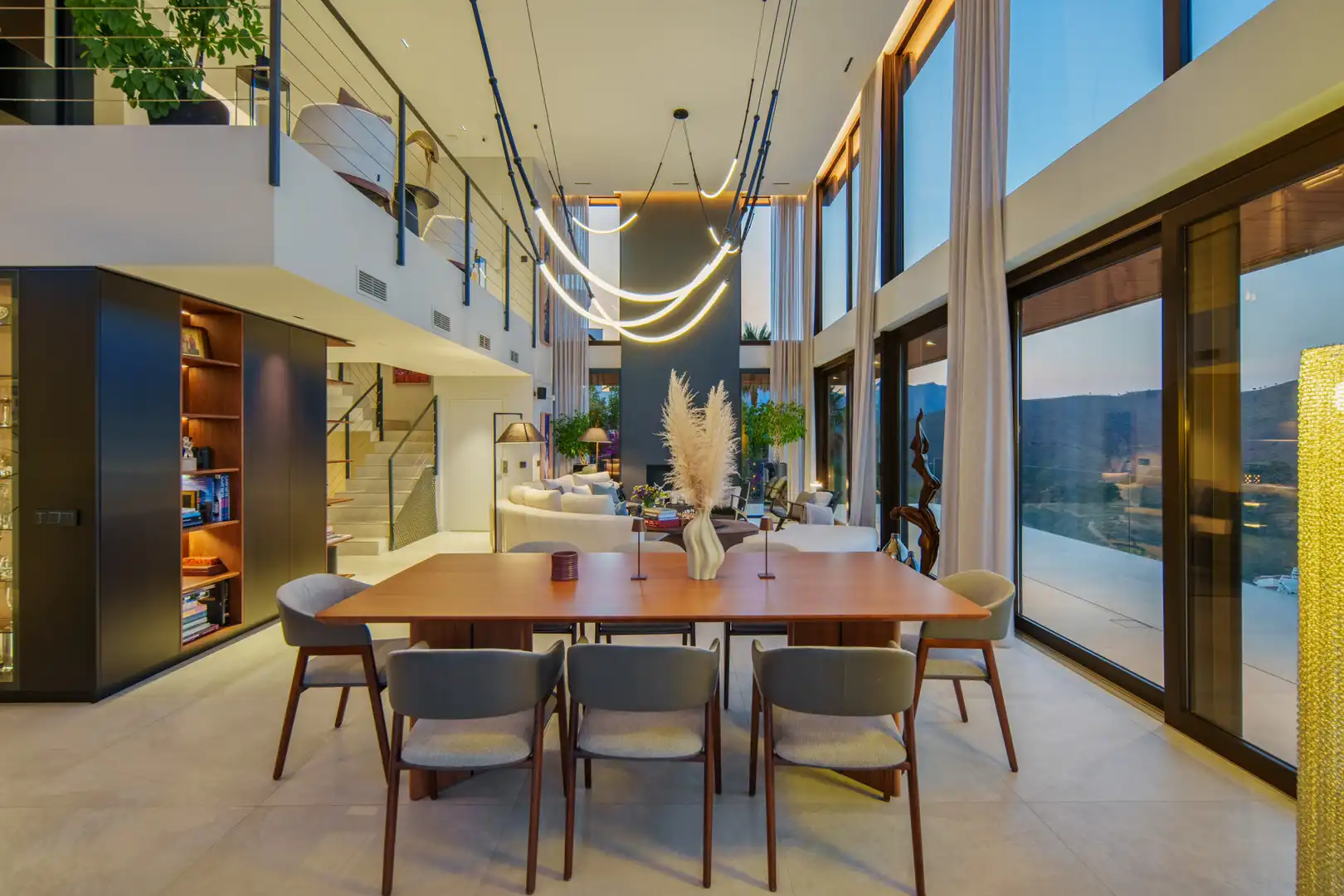 Dining room of Houses for sale in Marbella  with Air Conditioner, Private garden and Terrace