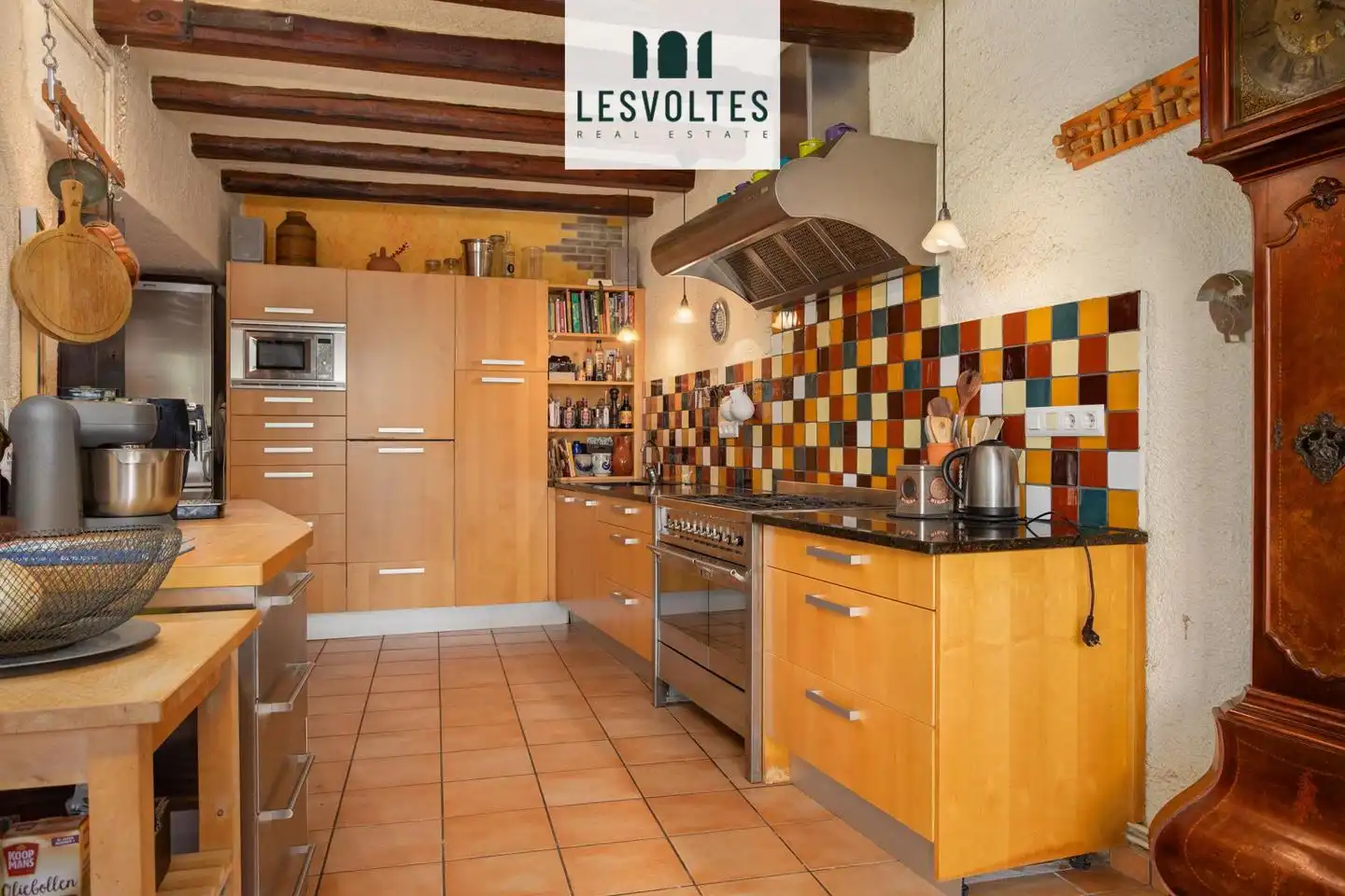 Cocina de Casa o chalet en venta en Vall-llobrega con Calefacción, Jardín privado y Terraza