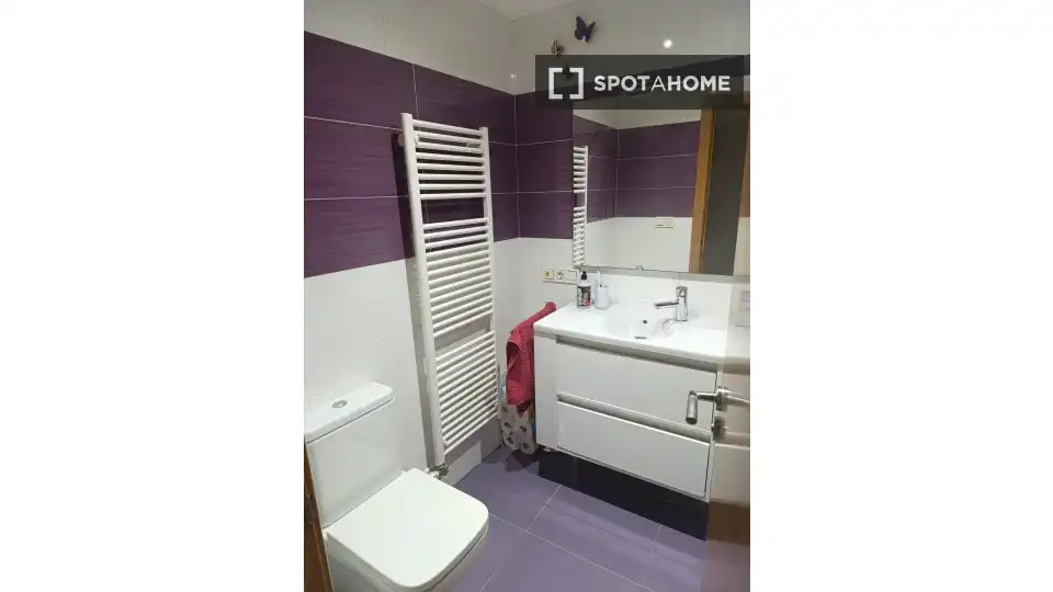 Baño de Apartamento para compartir en Castro-Urdiales con Aire acondicionado, Calefacción y Terraza