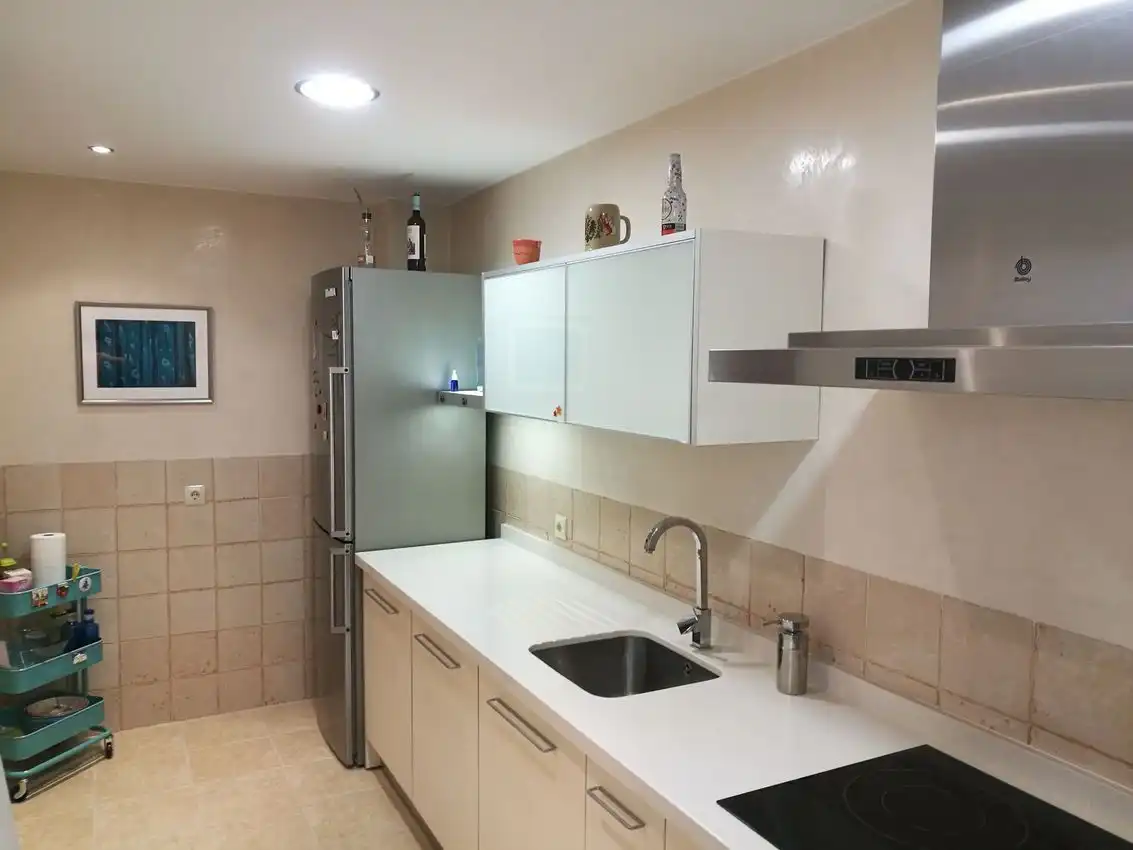 Cocina de Casa adosada en venta en Alcalá del Río con Aire acondicionado y Trastero