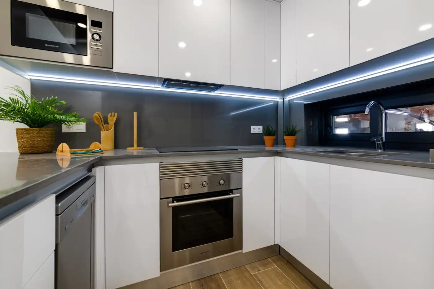 Cuina de Apartament en venda en Villamartín amb Aire condicionat, Calefacció i Jardí privat