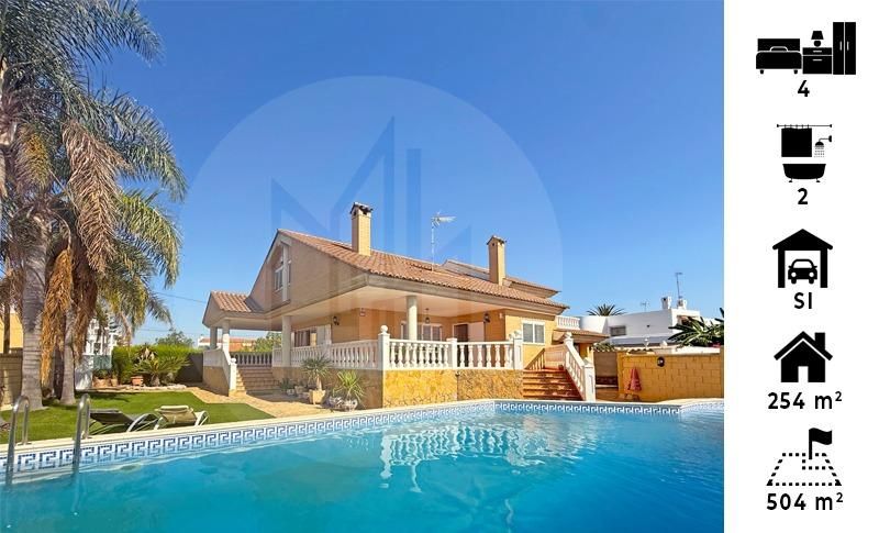 Exterior view of House or chalet for sale in Sagunto / Sagunt  with Air Conditioner, Heating and Private garden