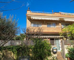 Exterior view of Single-family semi-detached to rent in Sant Vicenç de Montalt  with Air Conditioner, Heating and Private garden