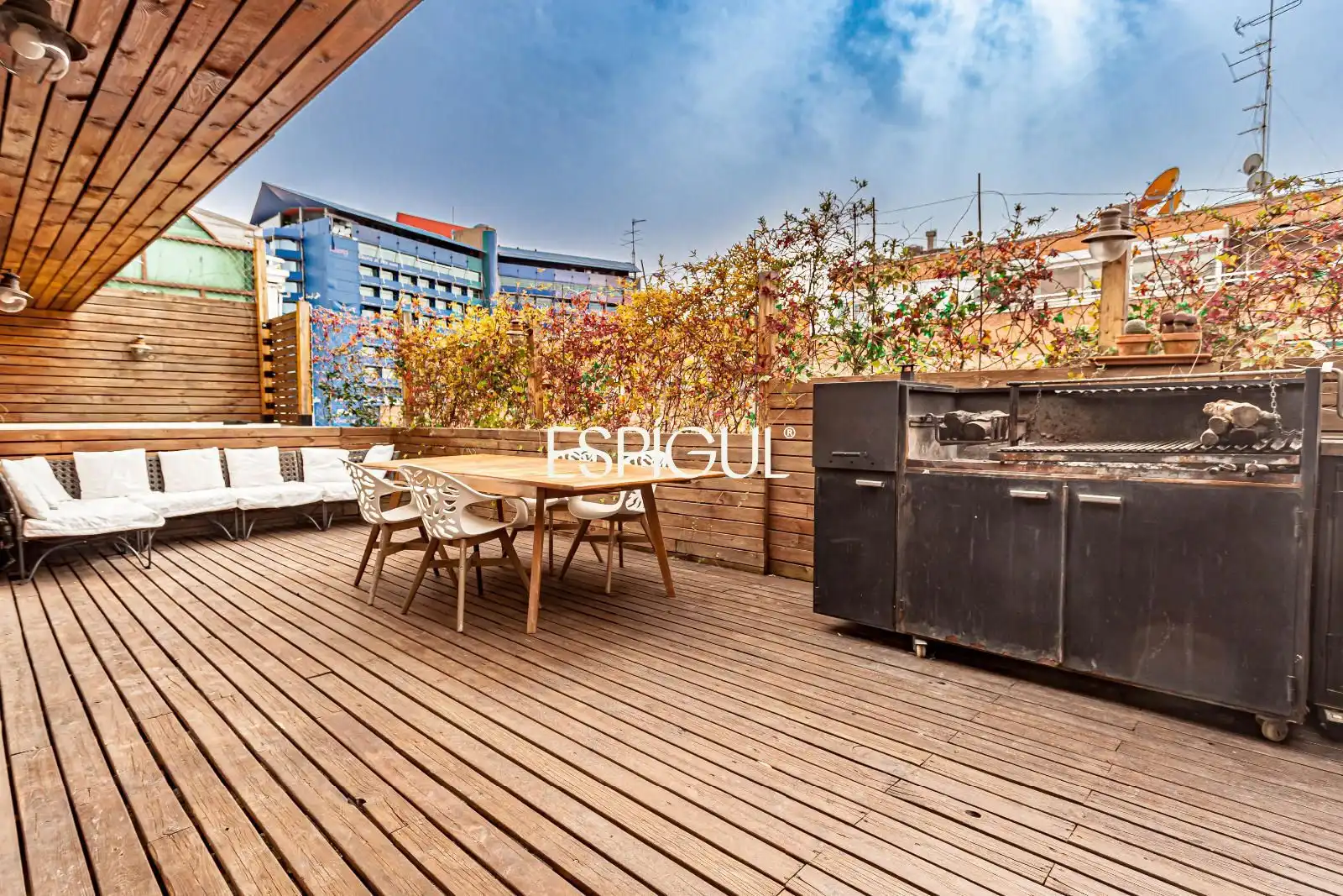 Terrasse von Dachboden zum Verkauf in Madrid mit Klimaanlage, Heizung und Parkett