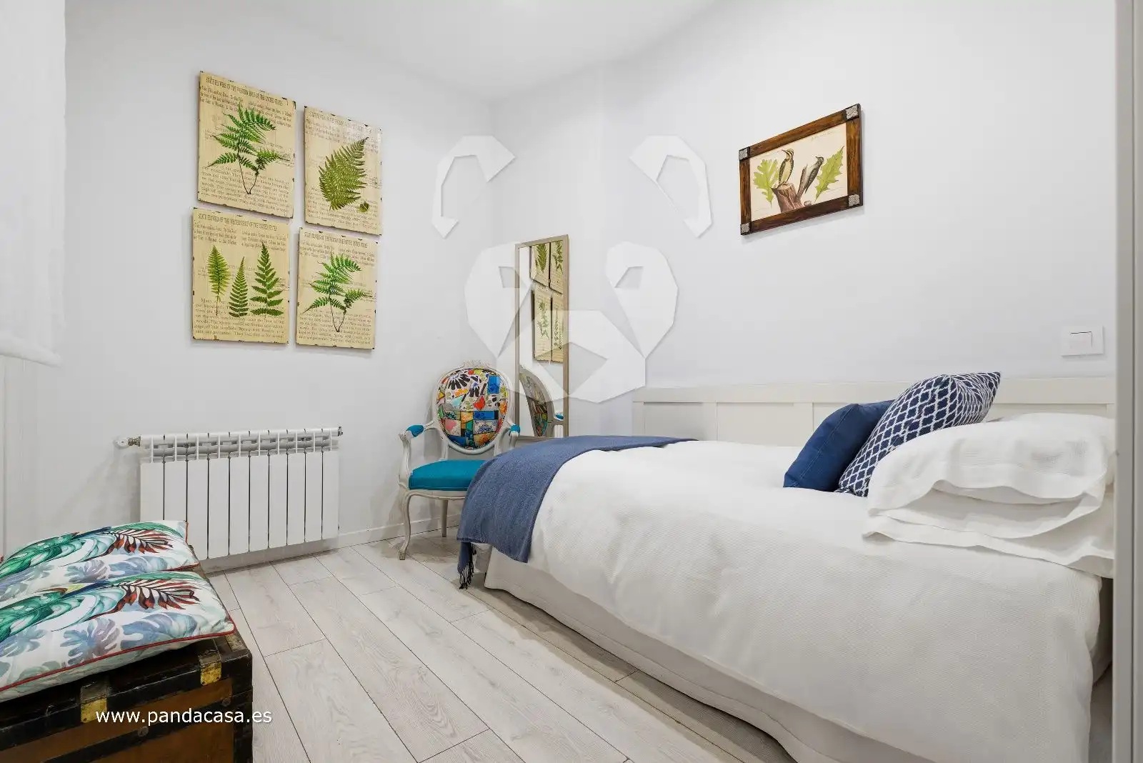 Schlafzimmer von Wohnung zum Verkauf in Madrid mit Klimaanlage, Heizung und Parkett