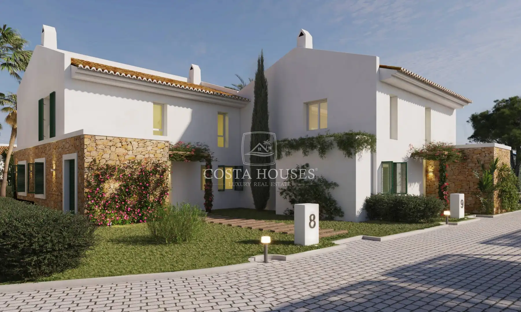 Vista exterior de Casa adosada en venda en Jávea / Xàbia amb Aire condicionat, Jardí privat i Terrassa