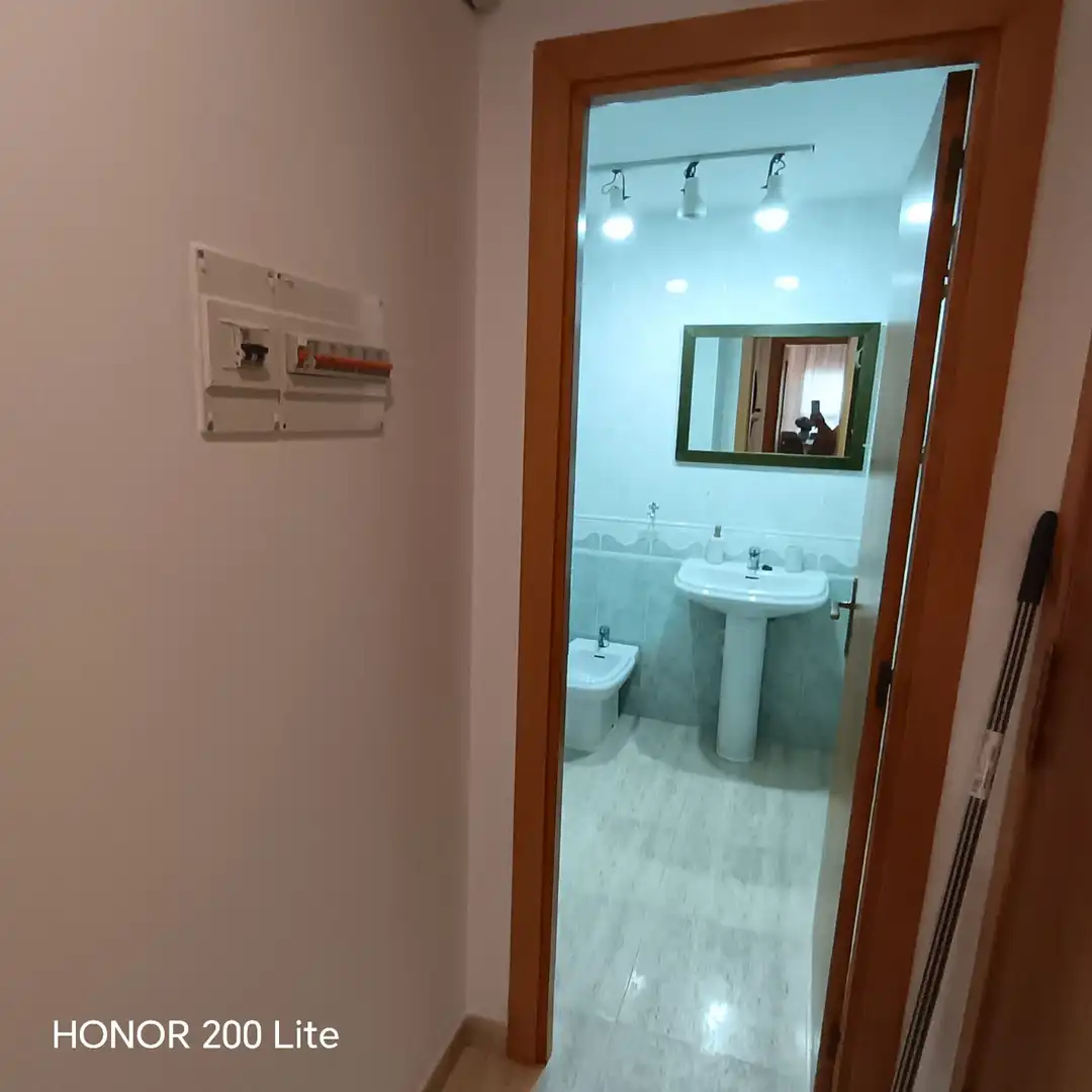 Bathroom of Flat for rent in Benicarló  with Air Conditioner, Terrace and Furnished