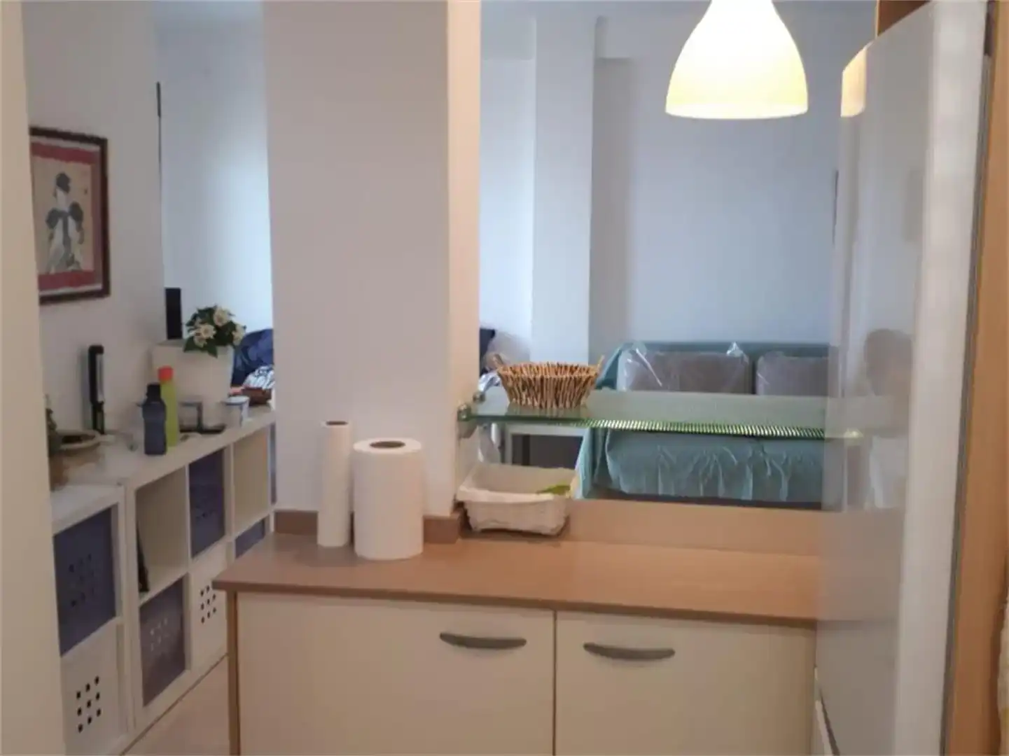 Cuina de Apartament de lloguer en Tavernes de la Valldigna amb Moblat