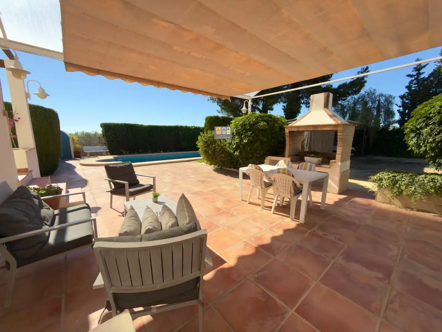 Terraza de Casa o chalet de alquiler en L'Alfàs del Pi con Aire acondicionado, Calefacción y Jardín privado