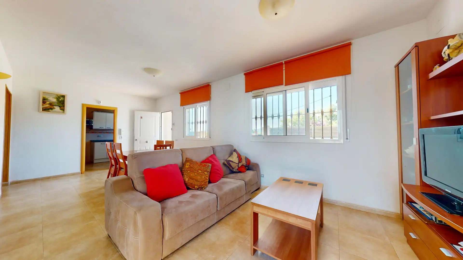 Living room of Houses for sale in Aiguamúrcia  with Private garden, Furnished and Oven