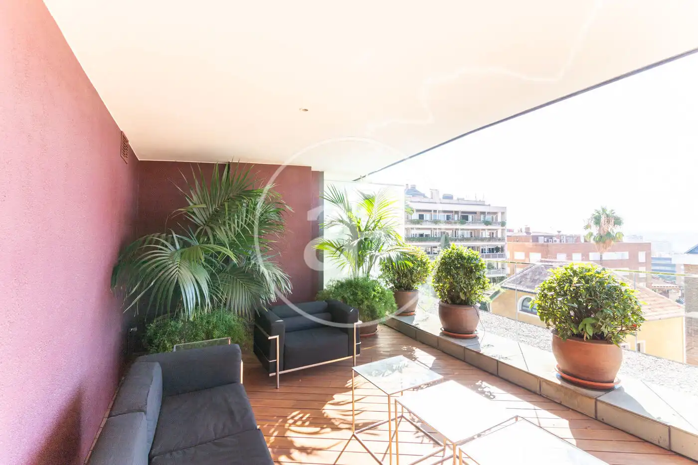 Terrace of Flat for rent in Barcelona  with Air Conditioner, Heating and Terrace