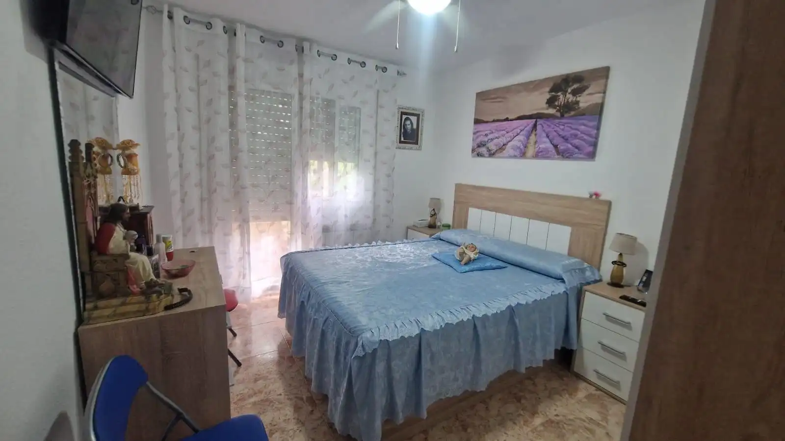 Bedroom of Flat for sale in La Ràpita  with Storage room, Furnished and Balcony