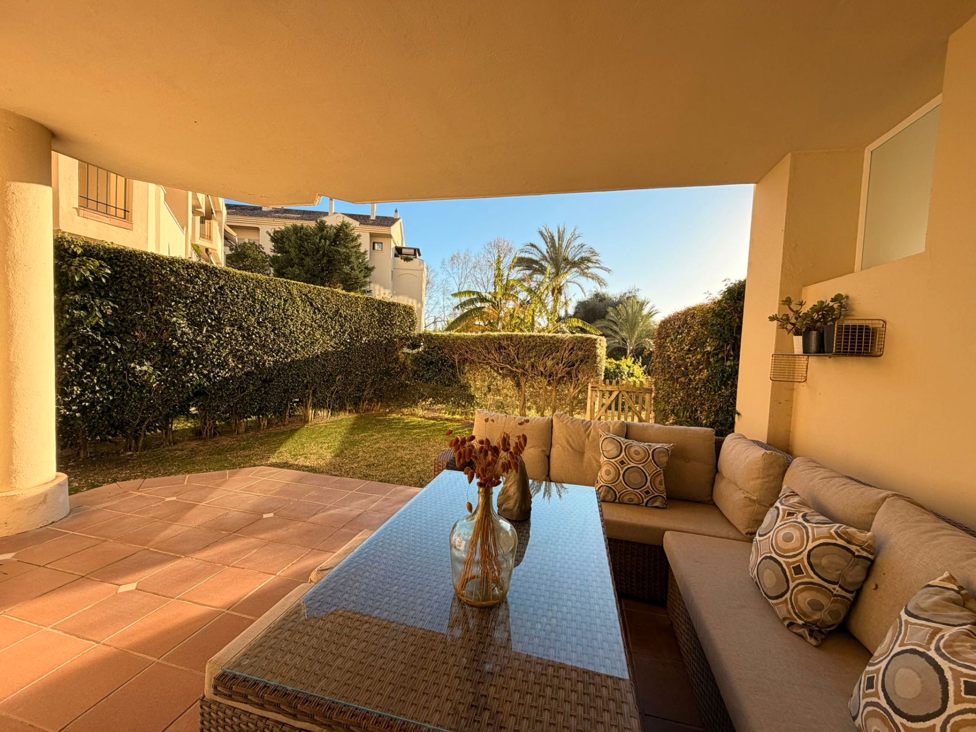 Terrassa de Pis de lloguer en Marbella amb Aire condicionat, Terrassa i Moblat