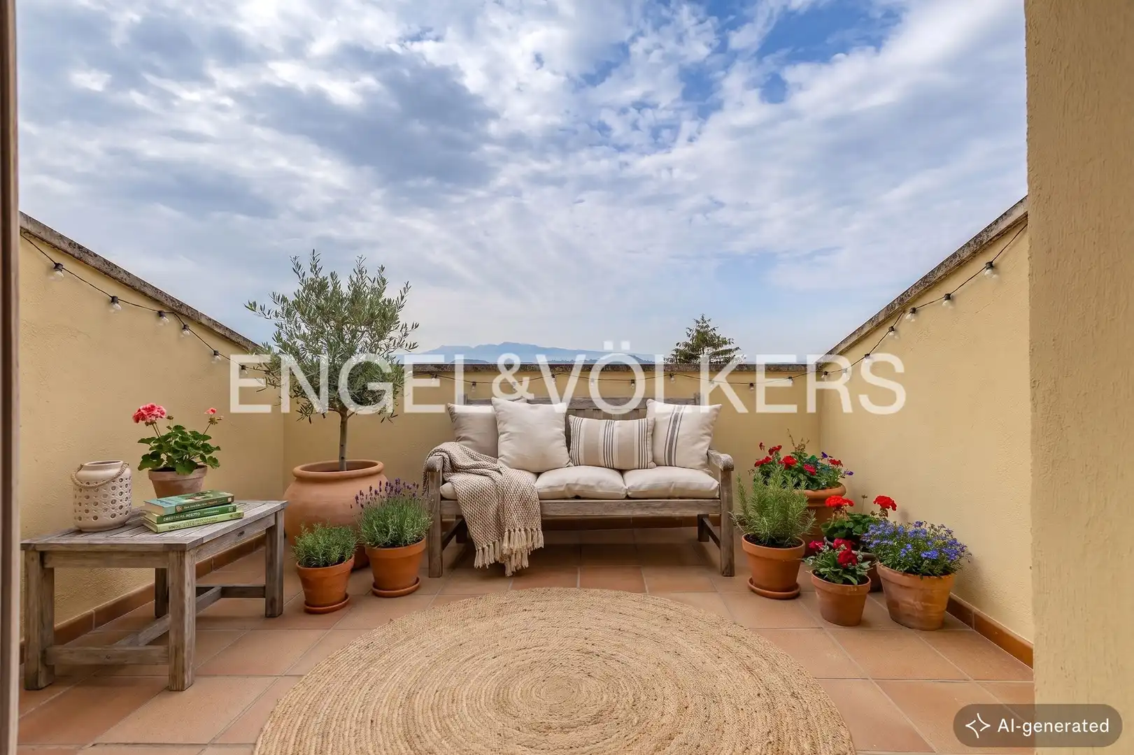 Terrasse von Dachboden zum Verkauf in Les Masies de Voltregà mit Heizung, Terrasse und Abstellraum