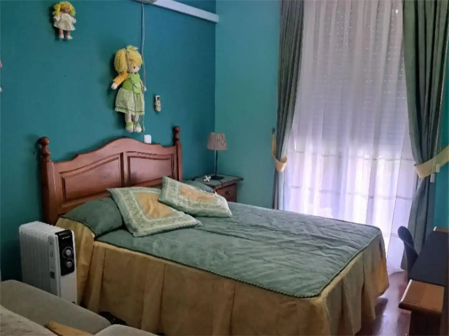 Dormitori de Pis per a compartir en Valdemoro amb Aire condicionat, Jardí privat i Parquet