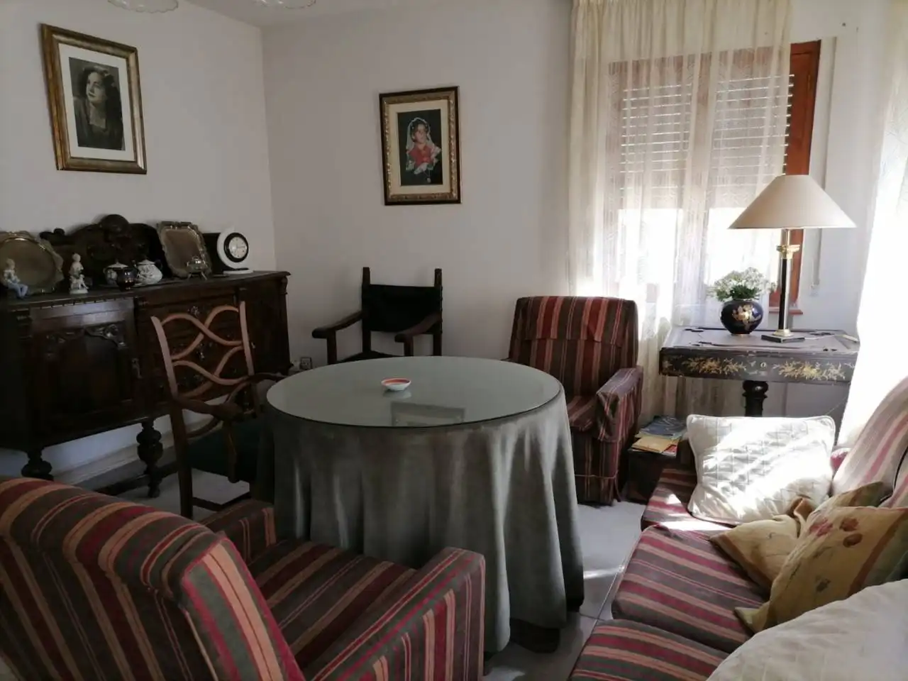 Living room of Houses for sale in Villavieja de Yeltes  with Heating and Furnished