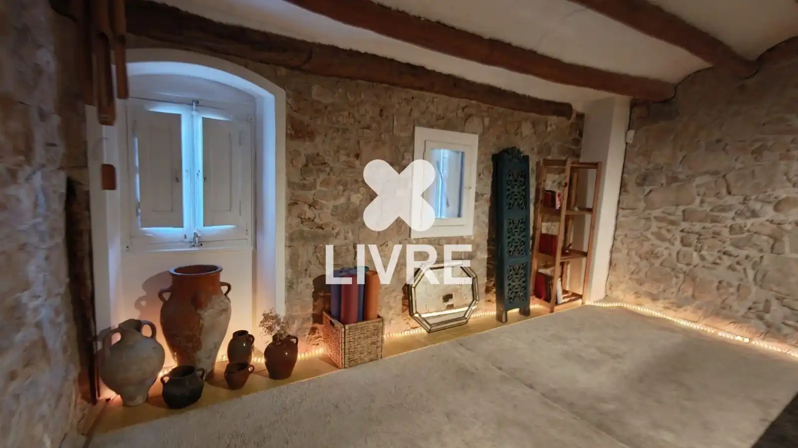 Sala de estar de Casa adosada en venta en Vallirana